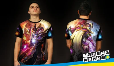 Футболки с полной запечаткой: dota 2 invoker